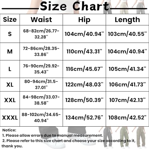 Cargo Pants Women Baggy Elastic High Waisted Pants Casual Wide Leg Trousers Streetwear Outfits with Pockets3