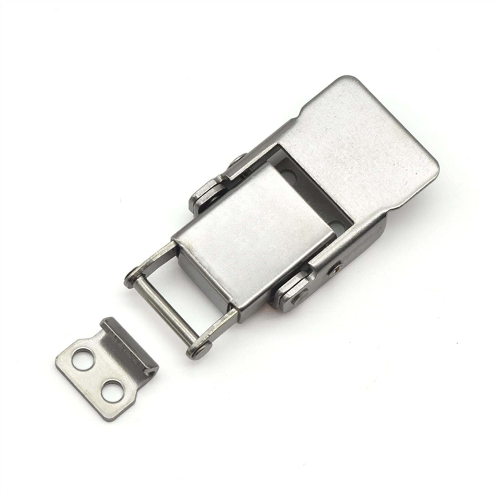 Loquet de tirage verrouillable à ressort acier inoxydable boite 1pcs