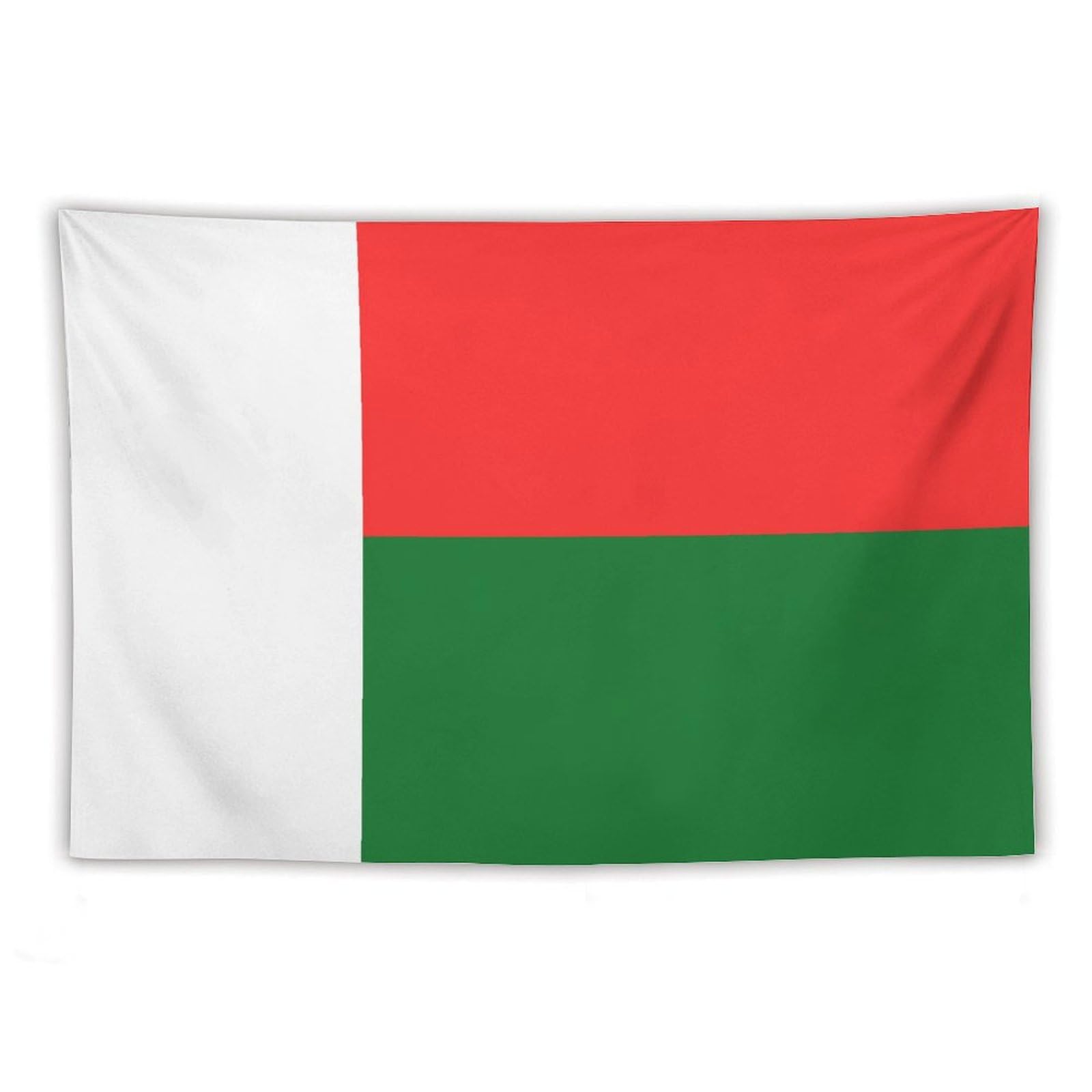 XingFox Madagascar Flag Tapestry Wall Hanging National Flag Tapestry for Room Bedroom Dorm Aesthetic Decorations, 60"x90"
