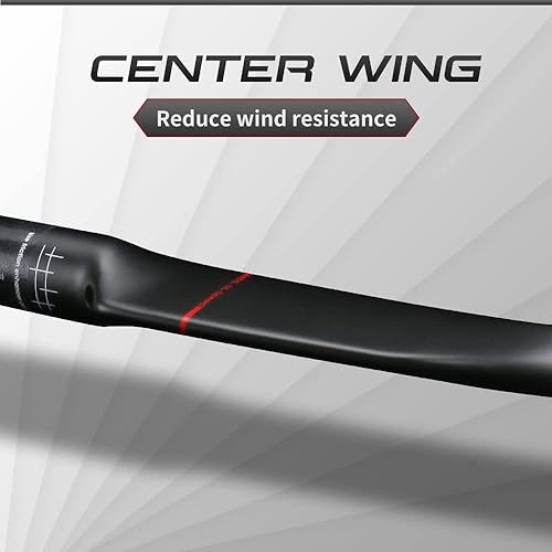 Miniatura 10 de Bicicleta de carretera Manillares de carbono Fibra de carbono Componentes y piezas Bicicletas de carretera Manillares para bicicleta de grava 31.8