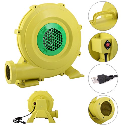 JAXPETY Air Blower Inflatable Bounce House Bouncy Castle Pump Fan US 680 Watt 1.0HP
