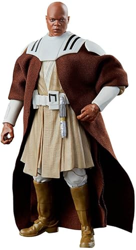 Miniatura 2 de STAR WARS The Clone Wars - Figura de acción exclusiva de Mace Windu de 6 pulgadas
