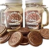 Soy Scented Candles | Handmade & Highly Aromatic Candles Burns Upto 85 Hours in Glass Jar - Perfect for Home Decor, Wedding, Birthday, Dinner (Oreo Cookies, 12 oz)