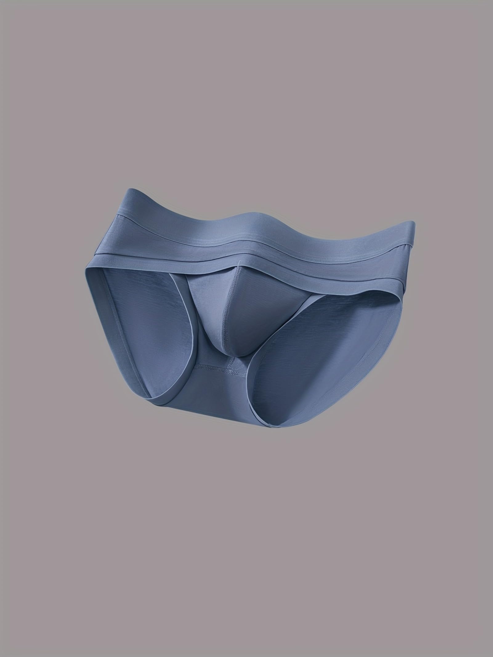 Calzoncillos triangulares para hombre con bolsillo grande, ropa interior deportiva transpirable