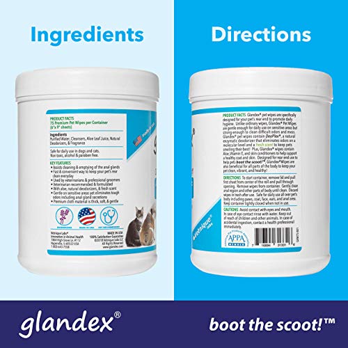 Glandex Pet Wipes - Image 3