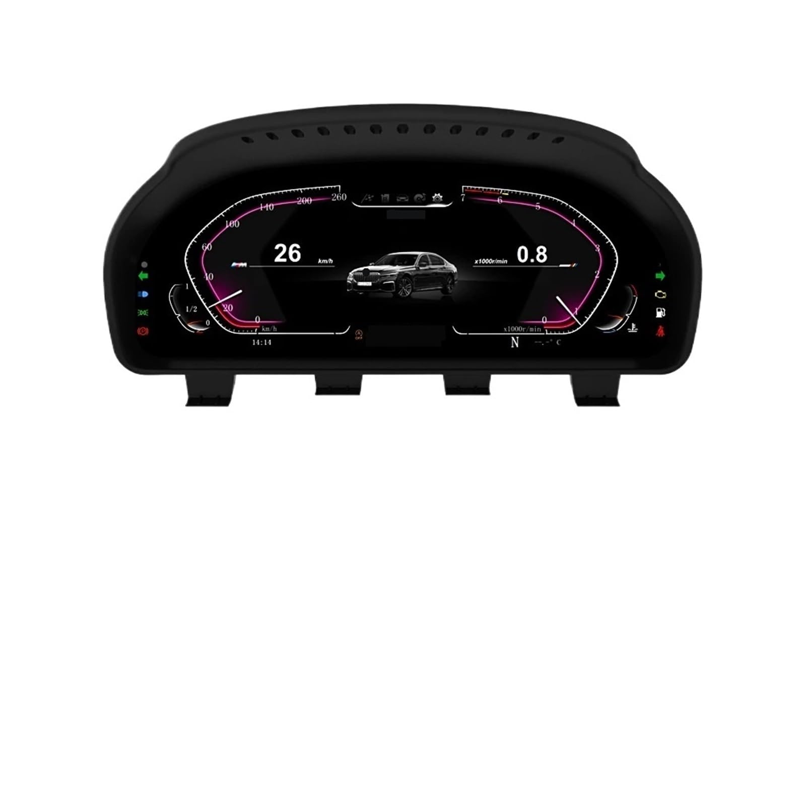 Samochodowe ramki montażowe 12,3'' Cyfrowy zestaw wskaźników samochodowych pasujący do BMW F30 F31F32 F34 F35 GT Kokpit LCD Prędkościomierz Deska rozdzielcza Wirtualny