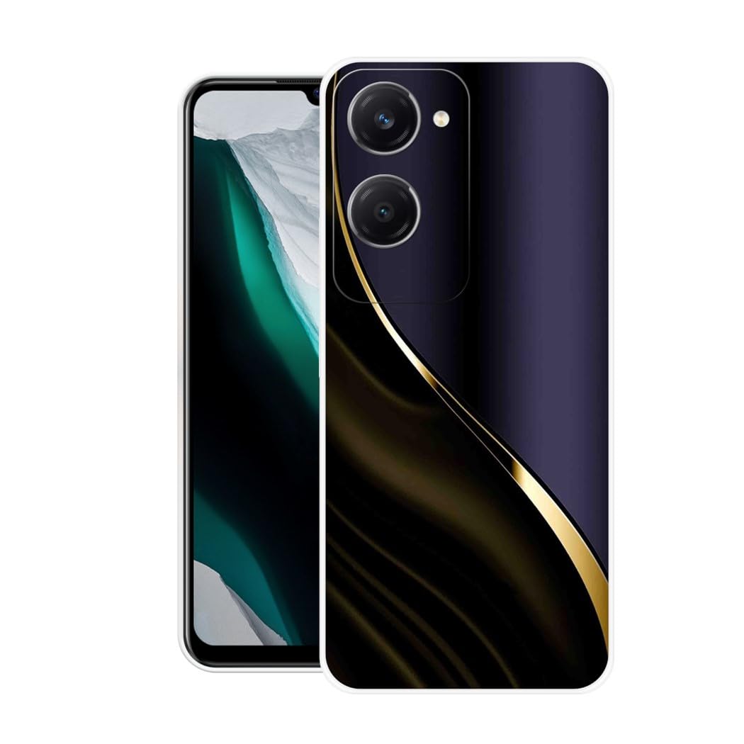 Looy Silicone Vivo T3 Lite 5G Mobile Back Cover Back Case For Vivo T3 Lite 5G Mobile Phone (Gold Line) (B0D9C311MQ) Amazon Price History, Amazon Price Tracker