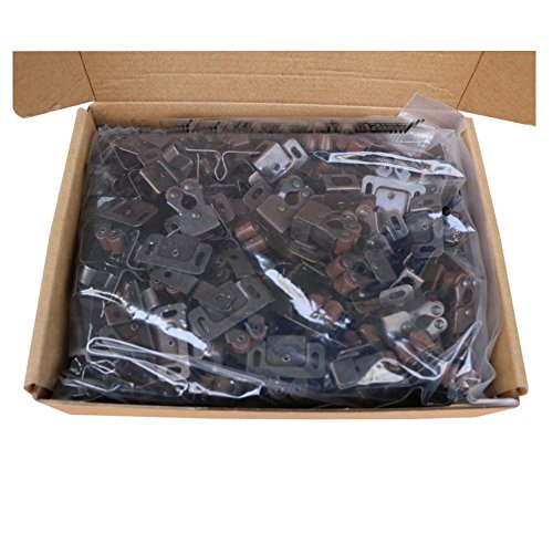 Eforlike 20 Pack Antique Bronzed Double Ball Roller Cupboard Cabinet Door Tension Catch Latch