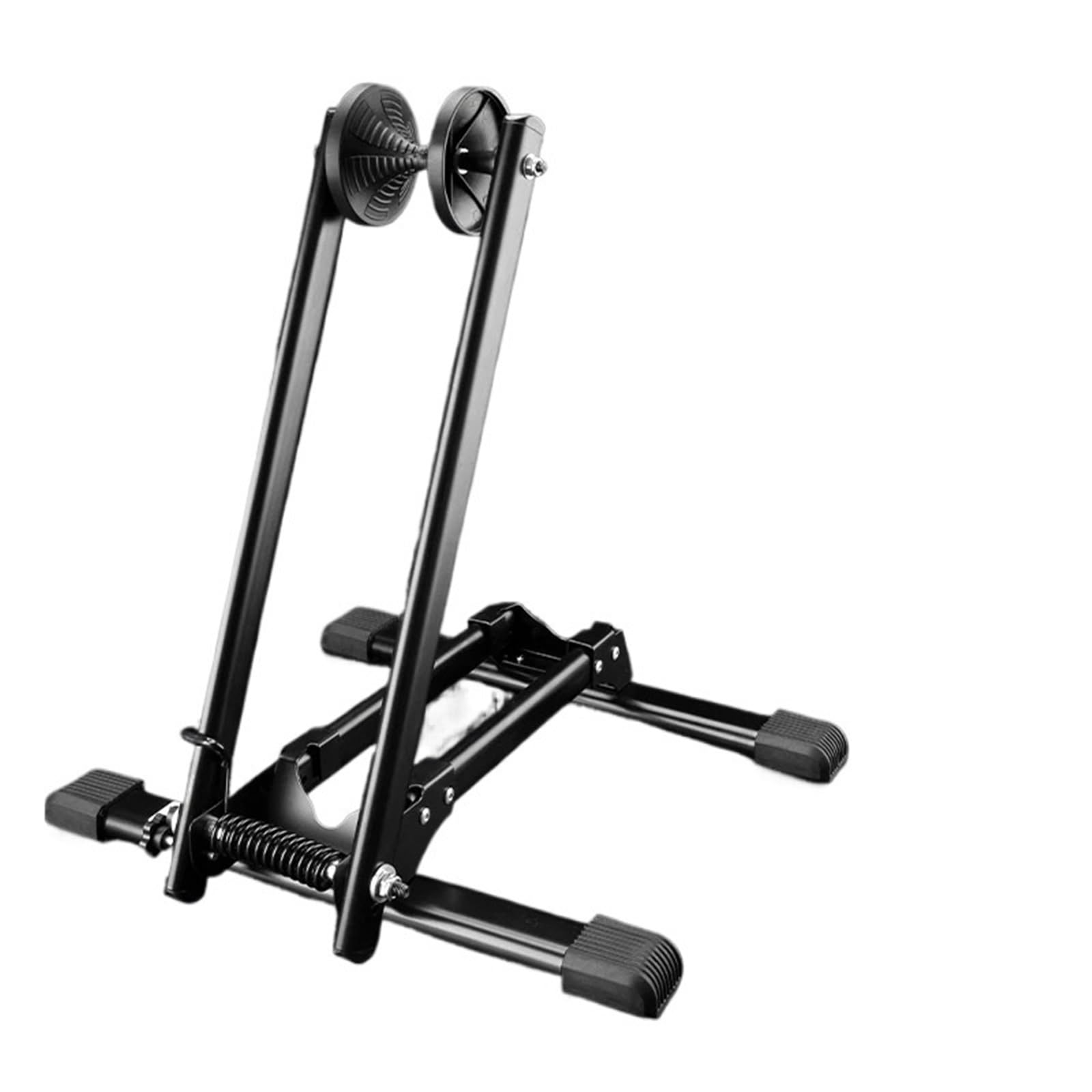 Fahrradparkständer Faltbarer Indoor-Boden-Displayständer Rennrad Kick Stander Radfahren Reparatur Unterstützung Halter Rack Platzsparend Fahrradständer(Color1)