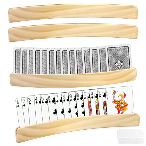 JRSHIRLEYLTD 4 soportes de madera para niños, 33 cm soportes de madera, soporte de madera gratuito, soporte de madera para niños adultos mayores