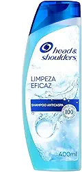 Head & Shoulders Shampoo Anticaspa Limpeza Eficaz Limpeza Profunda e Refrescância 400 ml