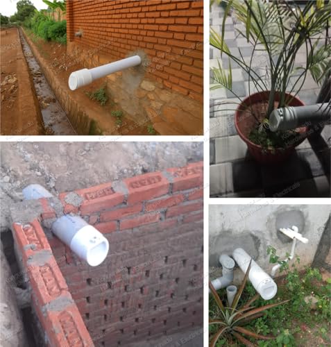 Image of PVC SWR Pipe Flip Cover Valve, Prevent from Rats, Pests and Other Reptiles, Anti-Pest, Anti-Rat & Reptile Blocker (5 inch /140mm)