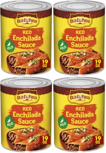 Image of Old El Paso Mild Red Enchilada Sauce, 1 ct., 19 oz. (Pack of 4)