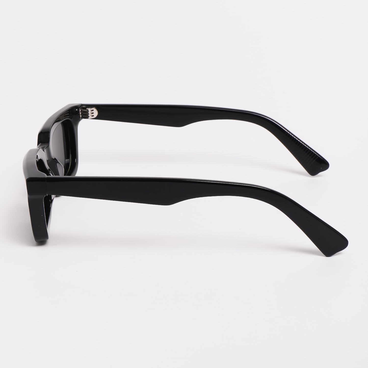Occhiali da sole retrò alla moda con montatura spessa in acetato, vintage, protezione UV400 per uomo e donna