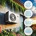 Klimaire 12,000 BTU 20.8 SEER2 Ductless Mini-Split Inverter Air Conditioner Heat Pump System with All-Inclusive 16' Installation Kit, Wall Bracket, Electrical Disconnect -Tight Whip (115V)