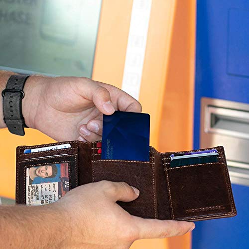 Voyager TriFold Wallet #7305 (Brown) - Image 3