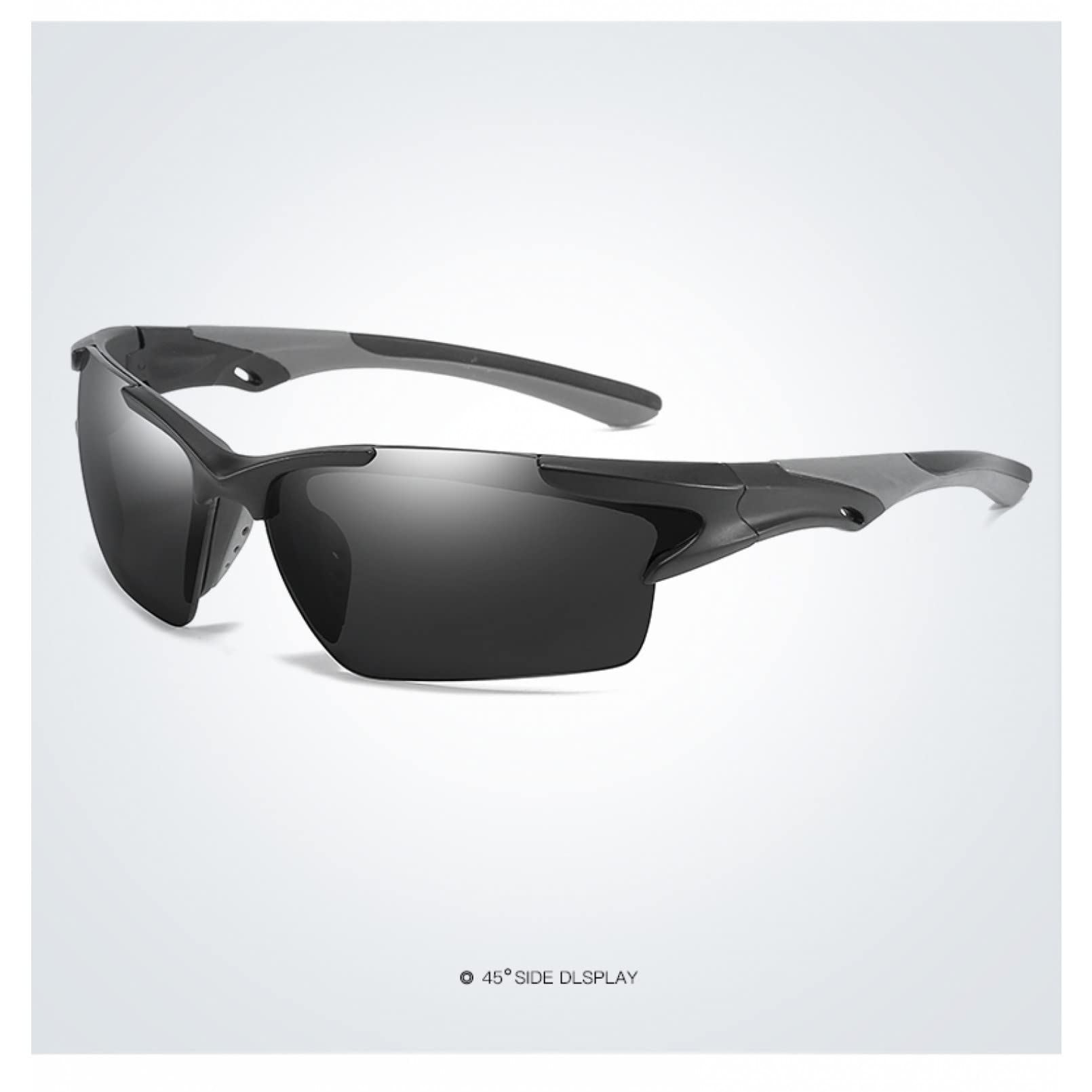 Gafas de sol de los hombres de las señoras universales polarizadas deportivas gafas de sol parabrisas Ciclismo al aire libre UV40