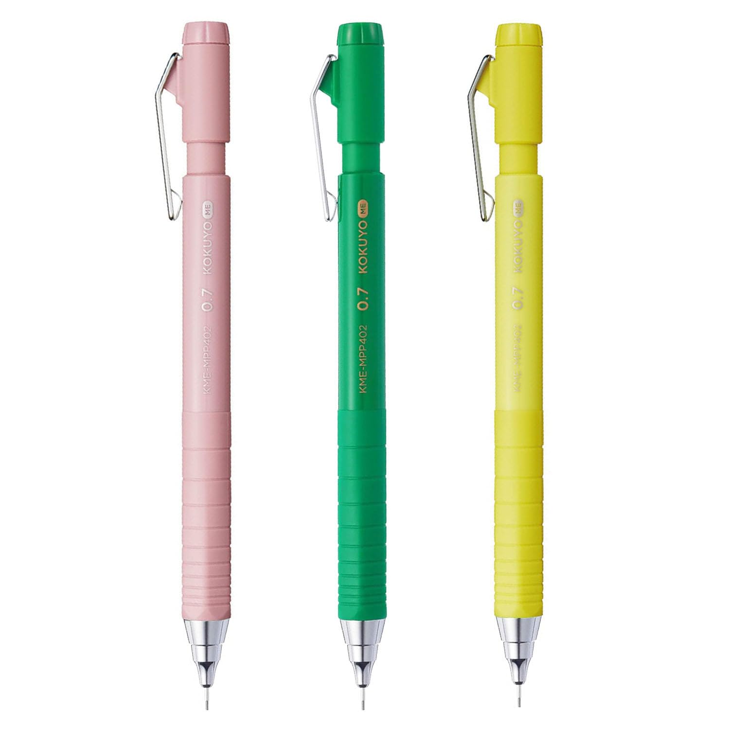 Amazon.com: KOKUYO Me 3 Pcs Mechanical Pencils Set with Eraser
