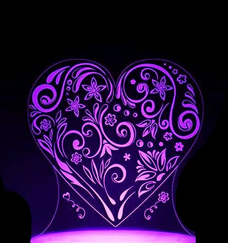 Lámpara de noche 3D led ilusión 16 colores USB miniatura 3