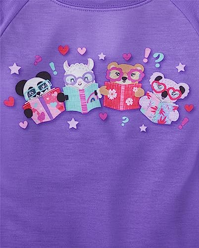 Image of The Children's Place girls Long Sleeve Top and Pants,2 Piece Pajama Set