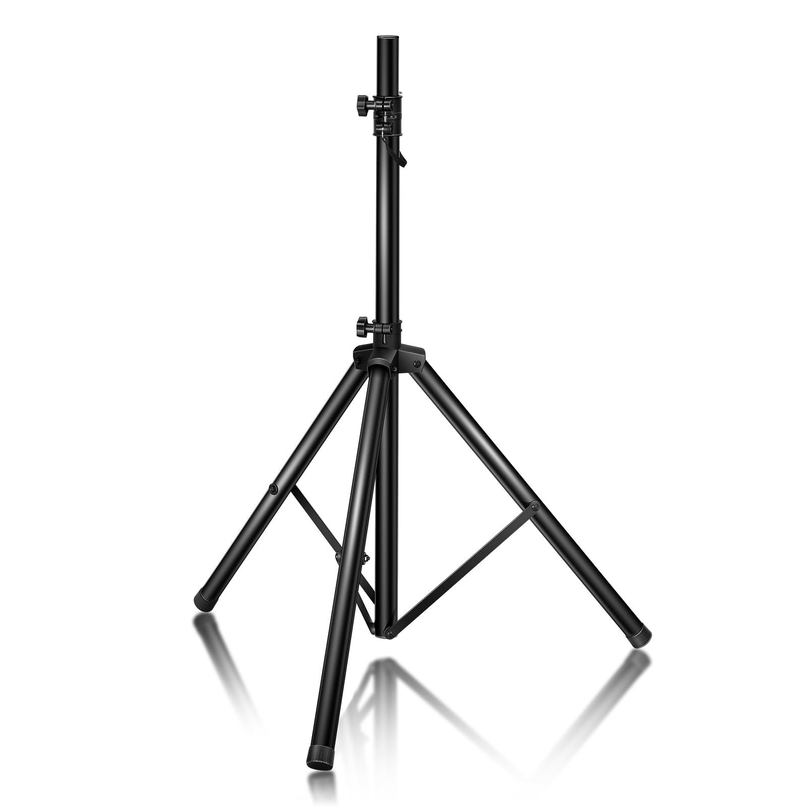 SOARS Trípode para Altavoces, Soporte para Cajas 122-186 cm Regulable en Altura, Trípode Extensible, Cargable hasta 50 kg, Soporte para Dardos, Fotos, Negro