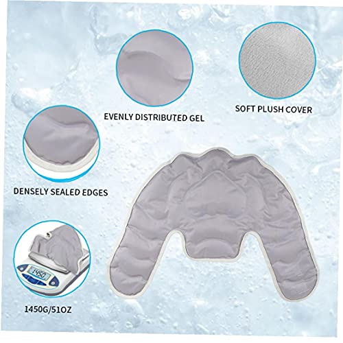 Schouderijs pack, groot herbruikbaar nek koud pakket, rugpijn verlichting warm koud comprimeren therapie optimale… - Image 4