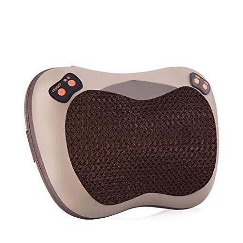 Preisvergleich Produktbild LTLGHY Nackenmassagegerät, Elektrische Massagegerät Mit Wärmefunktion Für Schulter Nacken Rücken, Shiatsu Massagekissen Wärmefunktion Massager, 3D Rotation Masseur Massage Für Haus Büro Auto