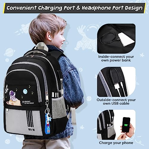 Acesak Backpack For Boys - Boy Backpack Schoolbag For Boys Kids Teens Girls Elementary Middle School Bags, Waterproof Lightweight Kids Bookbag Backpacks Casual Daypack With Lunch Bag Set #TOP3