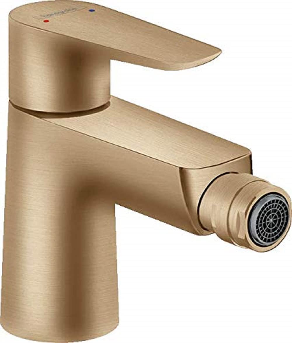 hansgrohe Talis E 71720140 Pop-Up Waste Brushed Bronze Single Lever Bidet Mixer Tap