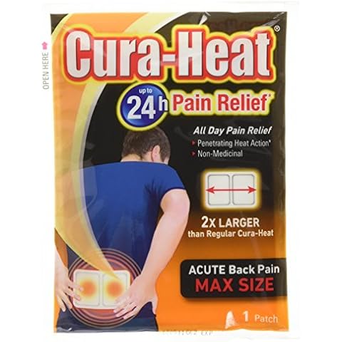 Cura-Heat Pain Relief Back Pack, Max Size Cover
