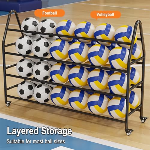 Présentoir de basket-ball compact pour libérer l'espace au sol de votre garage