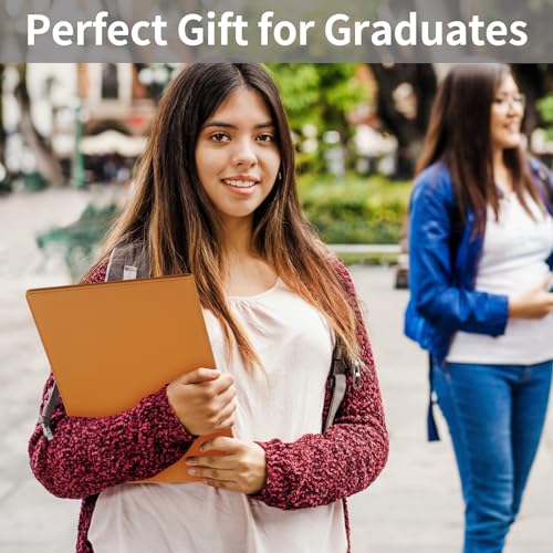 image for MOWPOG Professional Padfolio Portfolio Binder, Faux Leather Interview 