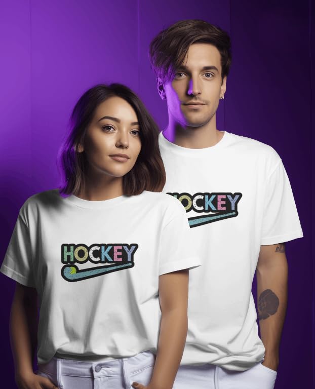 VASAL Unisex Hockey Practice T-Shirt | Dotted Sweat Control Fabric | Airflow Design | Gym & Training Wear | Soft & Quick Dry (in, Alpha, 2XL, Regular, White) 2