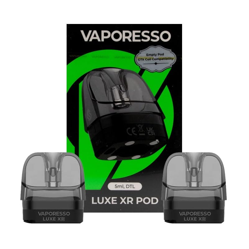 Pack de 2 Cartouches Vides Luxe XR DTL sans tabac sans nicotine