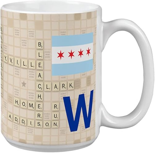 Miniatura 2 de Wrigley Field/Chicago Scrabble - Taza de café