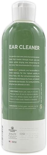 Miniatura 3 de Bark2Basics Limpiador de oídos para perros, 16 onzas, totalmente natural, hamamelis, base suave de aloe vera y extracto de manzanilla, rompe a