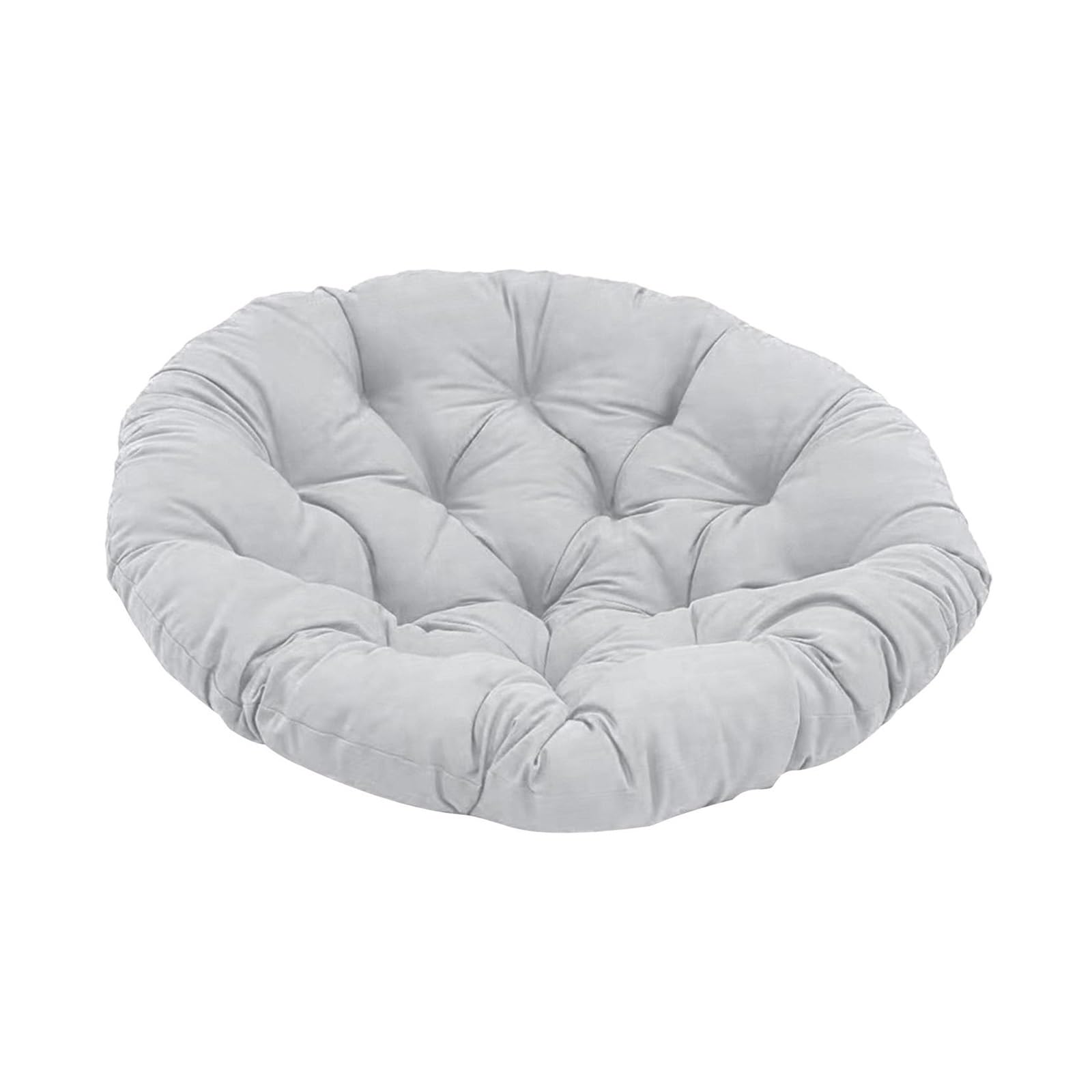IRGVJIFR Egg Chair Cushion Chair Cushion 20inch Egg Hanging Basket For the garden(Light Gray)