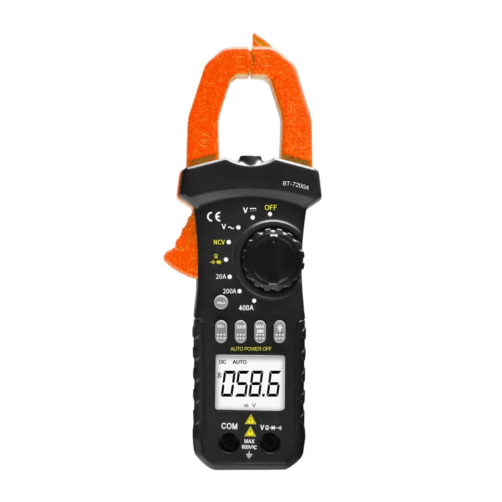 Detector de voltaje sin contacto, multímetro digital de pinza BT-7200A(10)