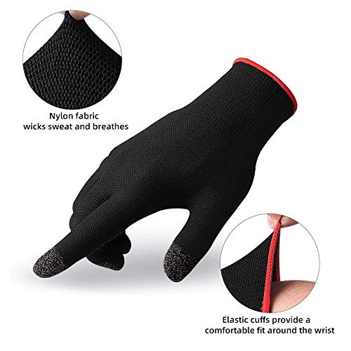 Image of Gym Workouts Full Hand Gloves for Men Summer Bike Riding, Anti-Sweat Breathable for Gym /Hiking /Cycling /Travelling /Camping /PUBG & Freee Fiiree, Full Finger Gloves-Multipurpose Use