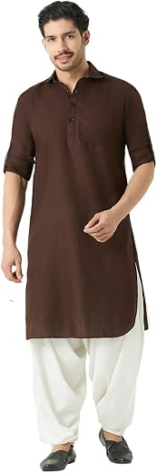 Rajubhai Hargovindas Men's Premium Pathani Kurta