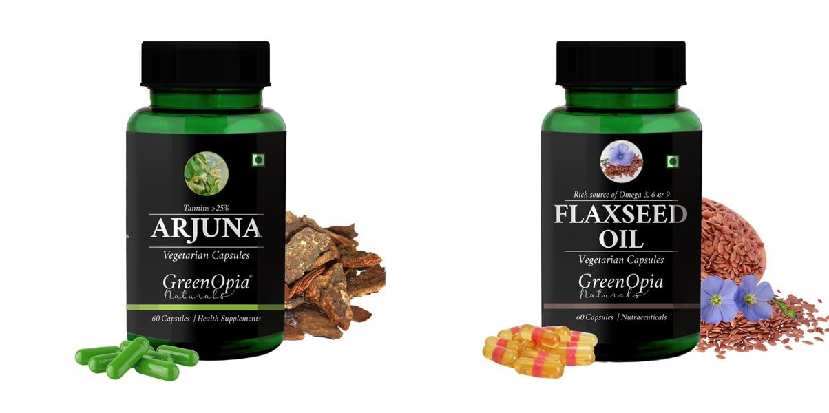 Arjuna Flax Seed Oil Wellness Daily Vitality 60 CAPSULES-image-34
