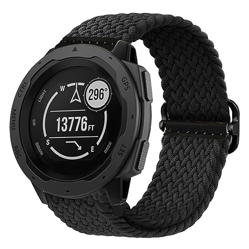 Correa elástica trenzada 22mm para Garmin Instinct 2 Solar miniatura 1
