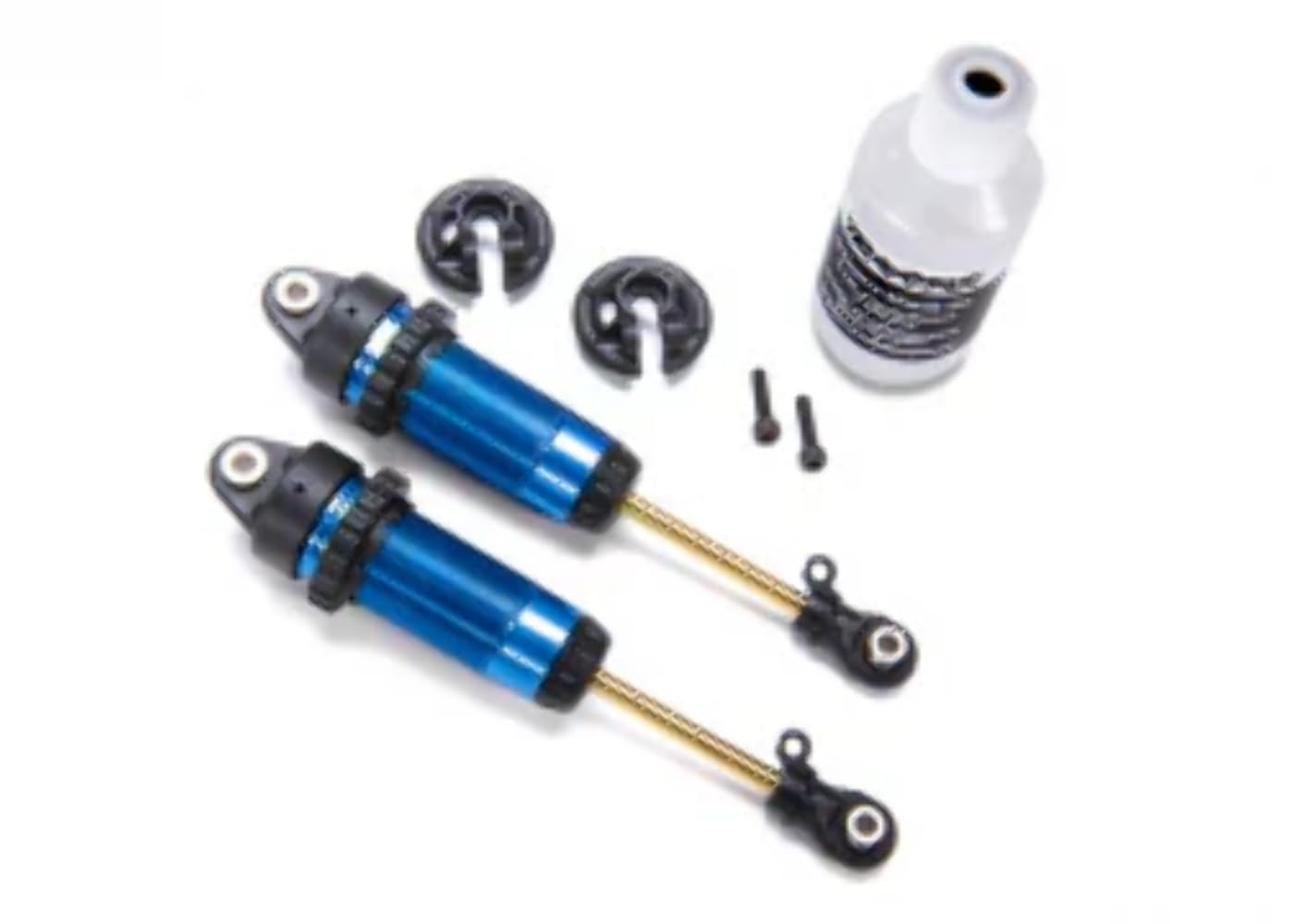 TraxxasTRA7462 Shocks, GTR xx-Long Blue-Anodized, PTFE-Coated Bodies with TiN shafts (2)