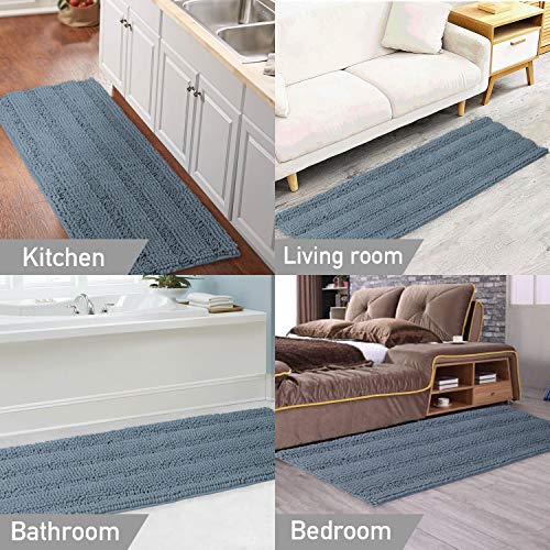 Image of Turquoize Turquoize Large Size 59inch by 20inch Luxurious Shaggy Chenille