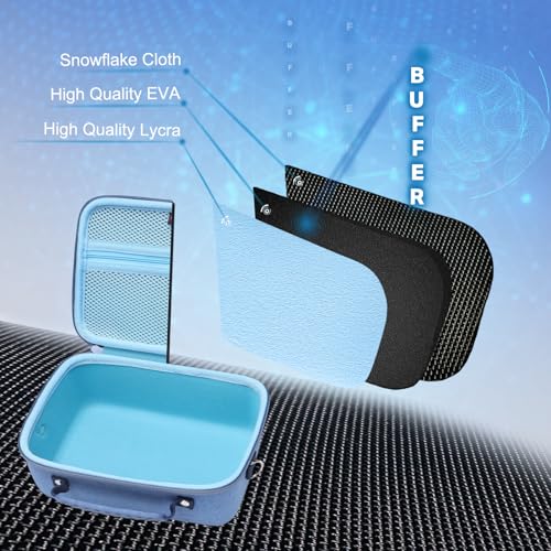Maleta rígida para cámara con espacio para trípode azul miniatura 6