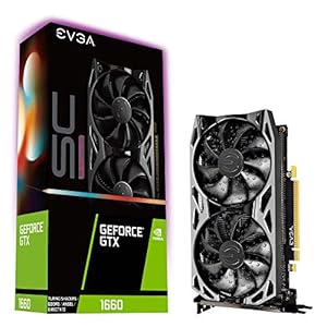 EVGA GeForce GTX 1660 SC Ultra Gaming, 06G-P4-1067-KR, 6GB GDDR5, Dual Fan