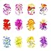 Produktbild Blumen Haarspangen Hawaii Haar Blumen Mehrfarbig Haarklammer Haarschmuck für Mädchen Frauen Party Strand Hochzeit 12 Stück