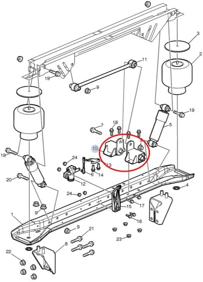 Torsion Spring Replacement for Volvo VNL 23214277 | FleetRun FR-SPSN694