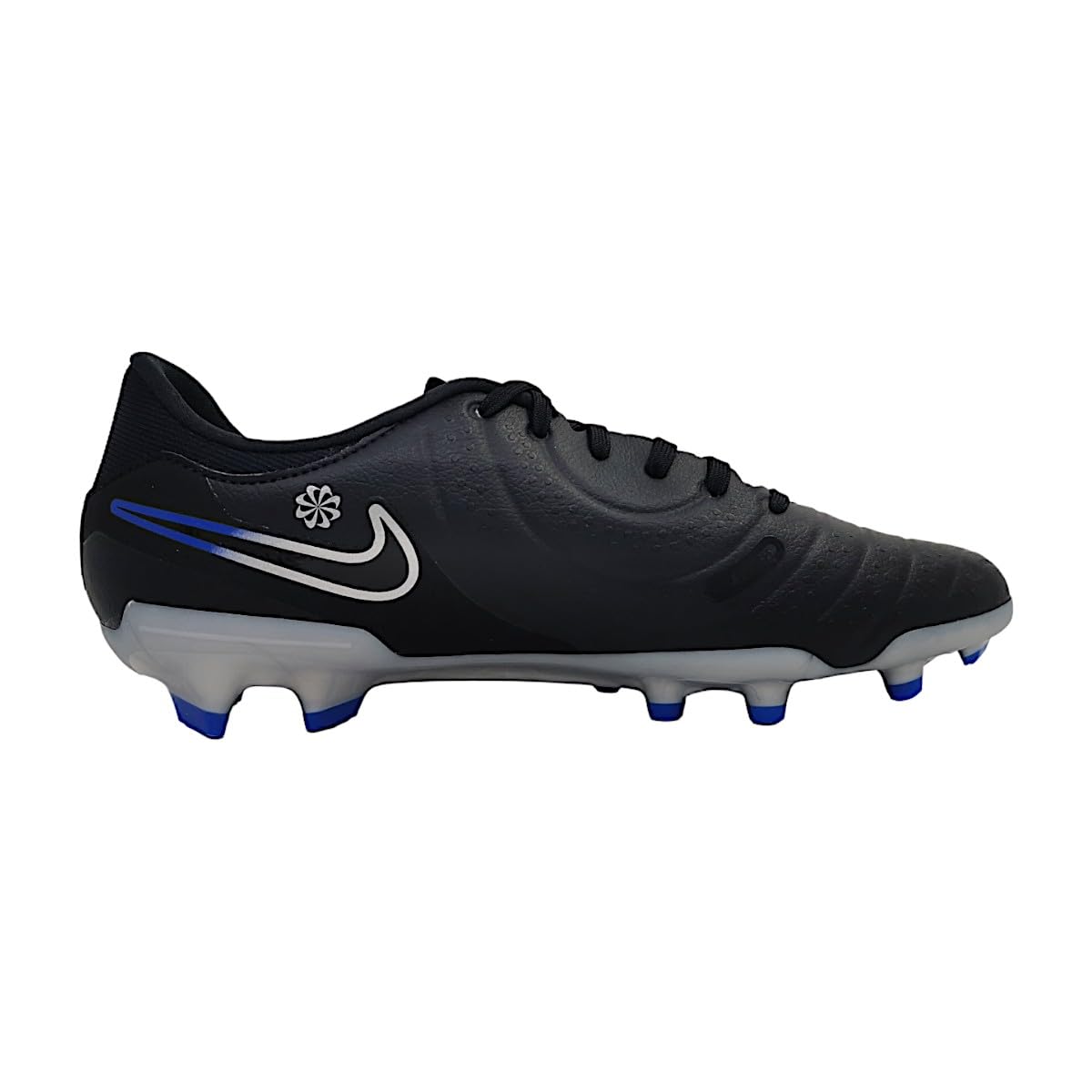 NIKE Men's Football Shoe, Black Chrome Hyper Royal, 13.5