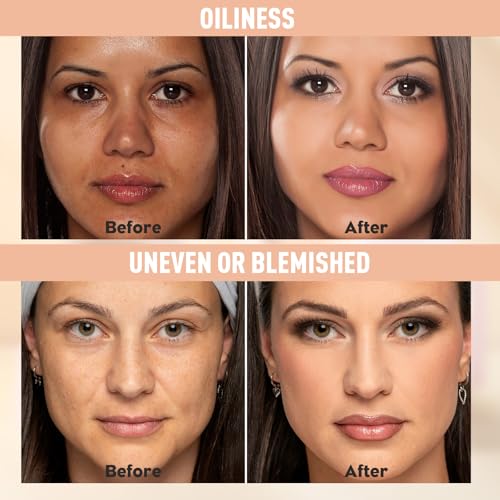 Image of UCANBE 2-in-1 Pressed Face Powder & Foundation Makeup, Matte Oil Control Flawless Setting Powder, Korean Makeup,Waterproof Long Lasting Finishing Powder (Fair)